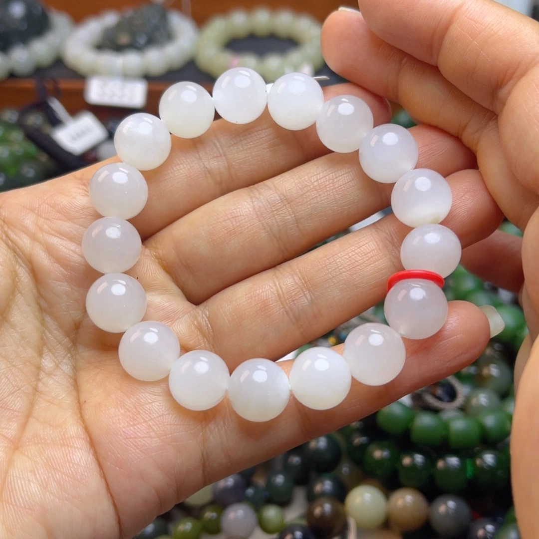 和田玉未镶嵌手链