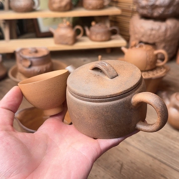 原矿老岩泥茶器系列