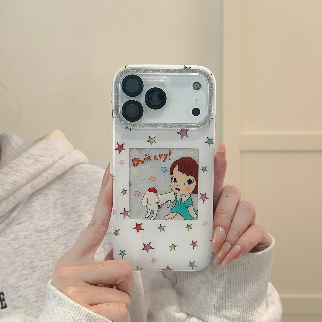 【包相机键】星星奈良美智适用于iPhone17promax苹果16/15/14手机壳