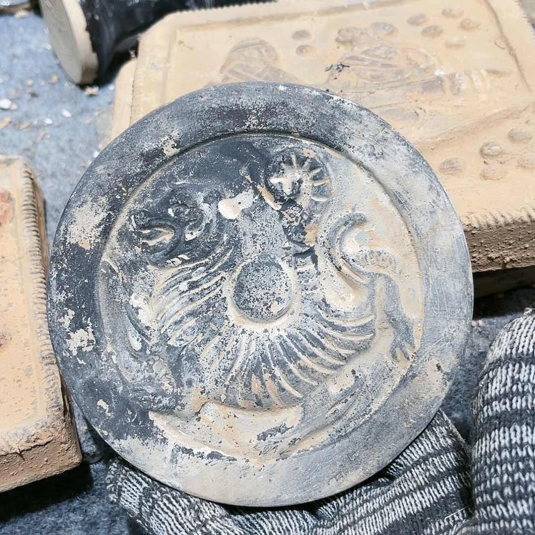 瓦当摆件茶台的一