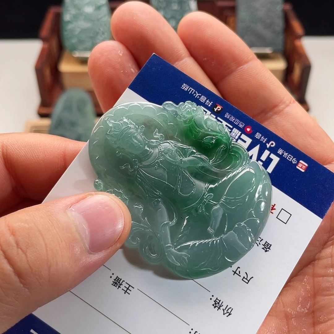 定制翡翠未镶嵌出****.度母观音