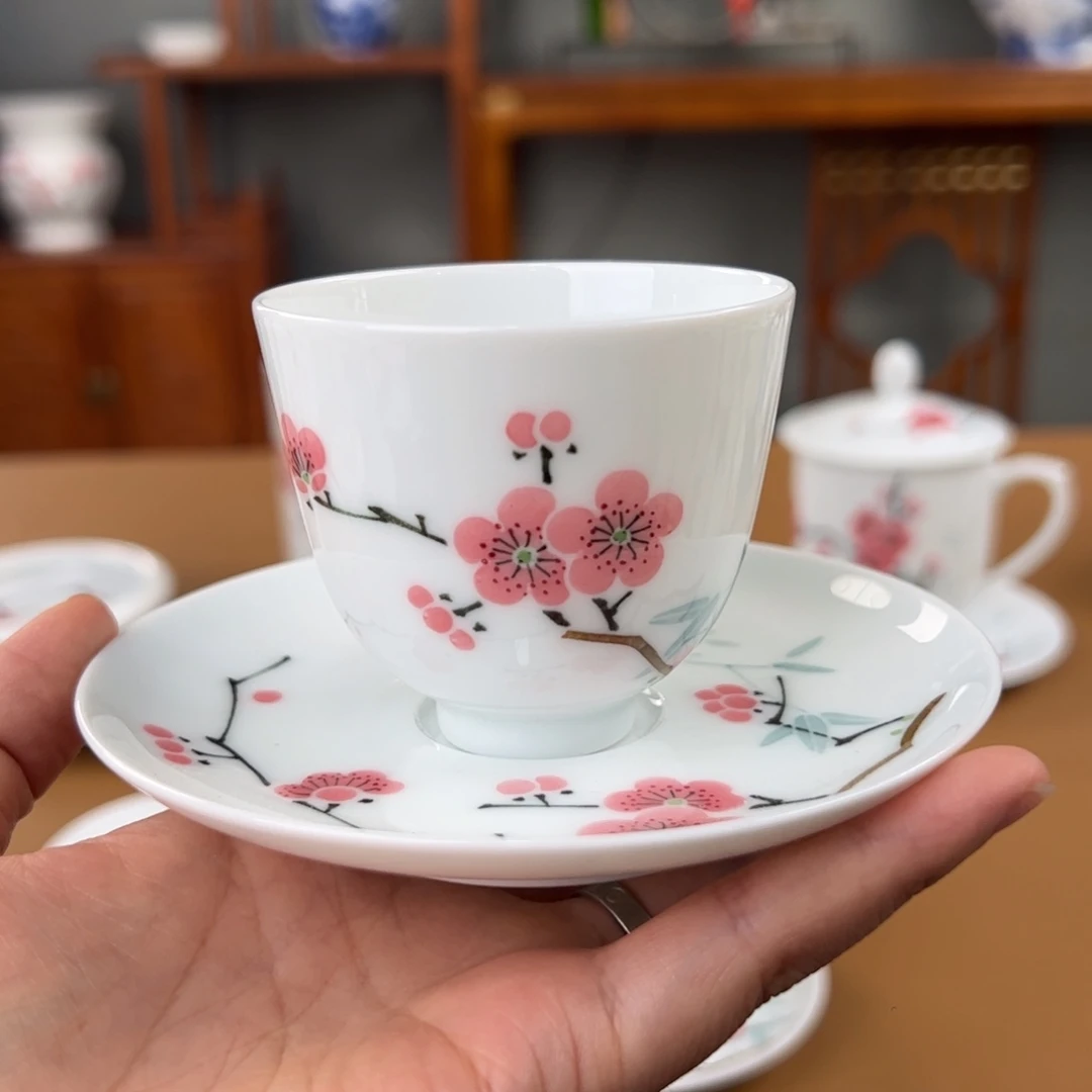 滑石子 红梅杯碟（杨所长款）