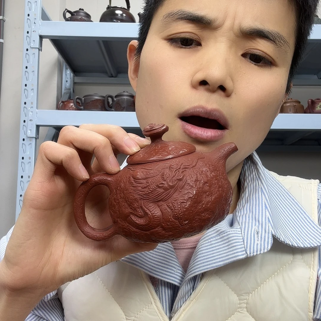 紫砂茶壶民间手艺人全手工制作