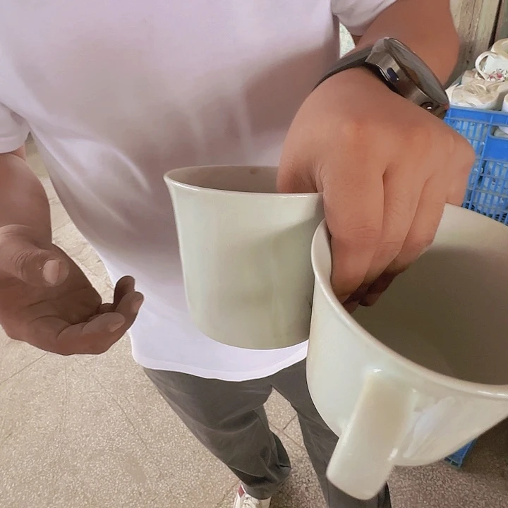 景德镇陶瓷咖啡杯2个