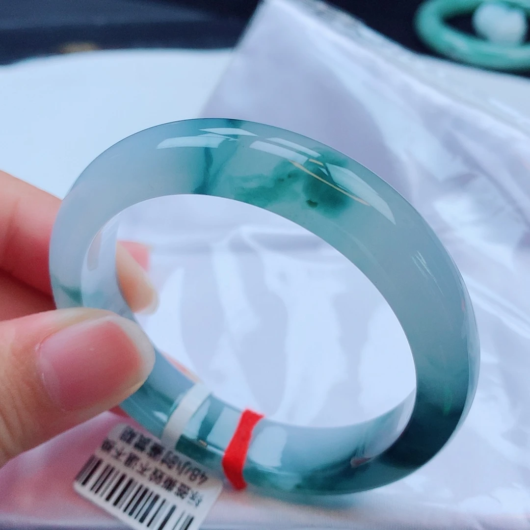 未镶嵌手镯翡翠天然缅甸翡翠A货手镯