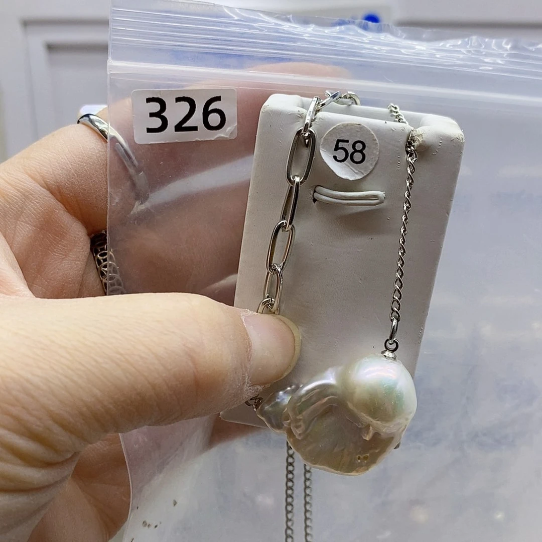 颈饰合金淡水珍珠