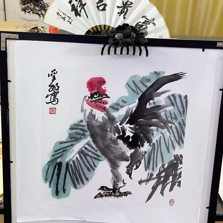 国画张圣敏先生纯手绘作品