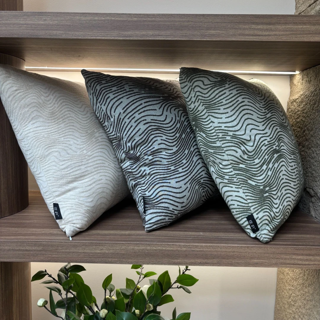 庄织2025新款棉麻抱枕