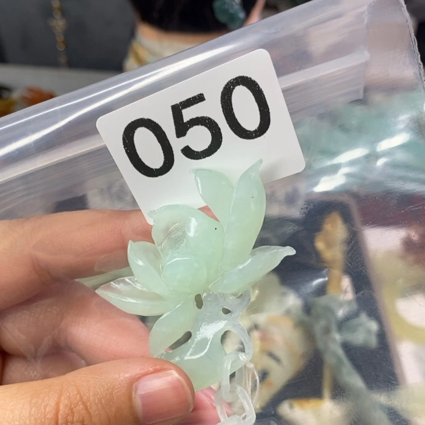 【闪购商品】岫玉发饰未镶嵌娄