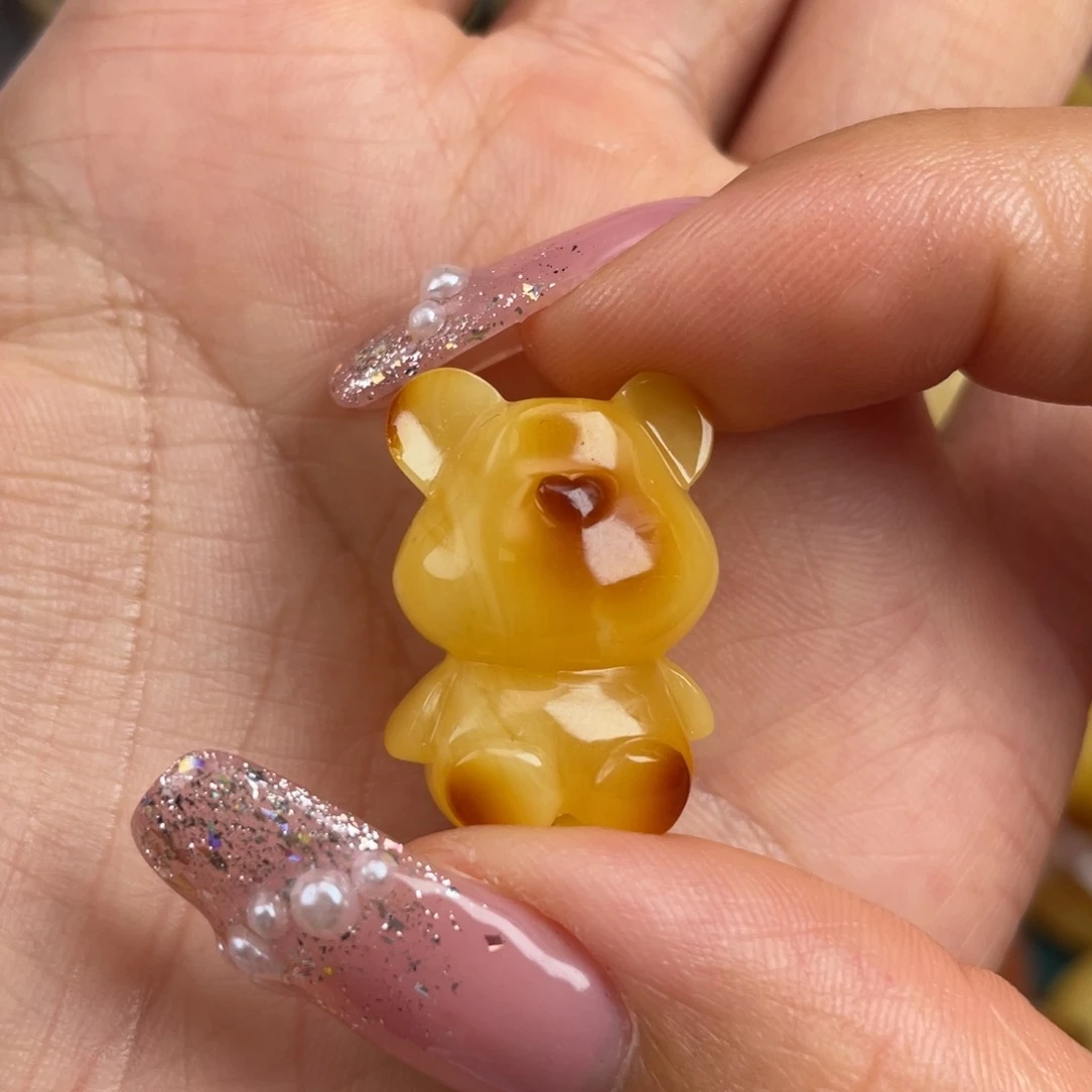 琥珀裸石未镶嵌蜜蜡