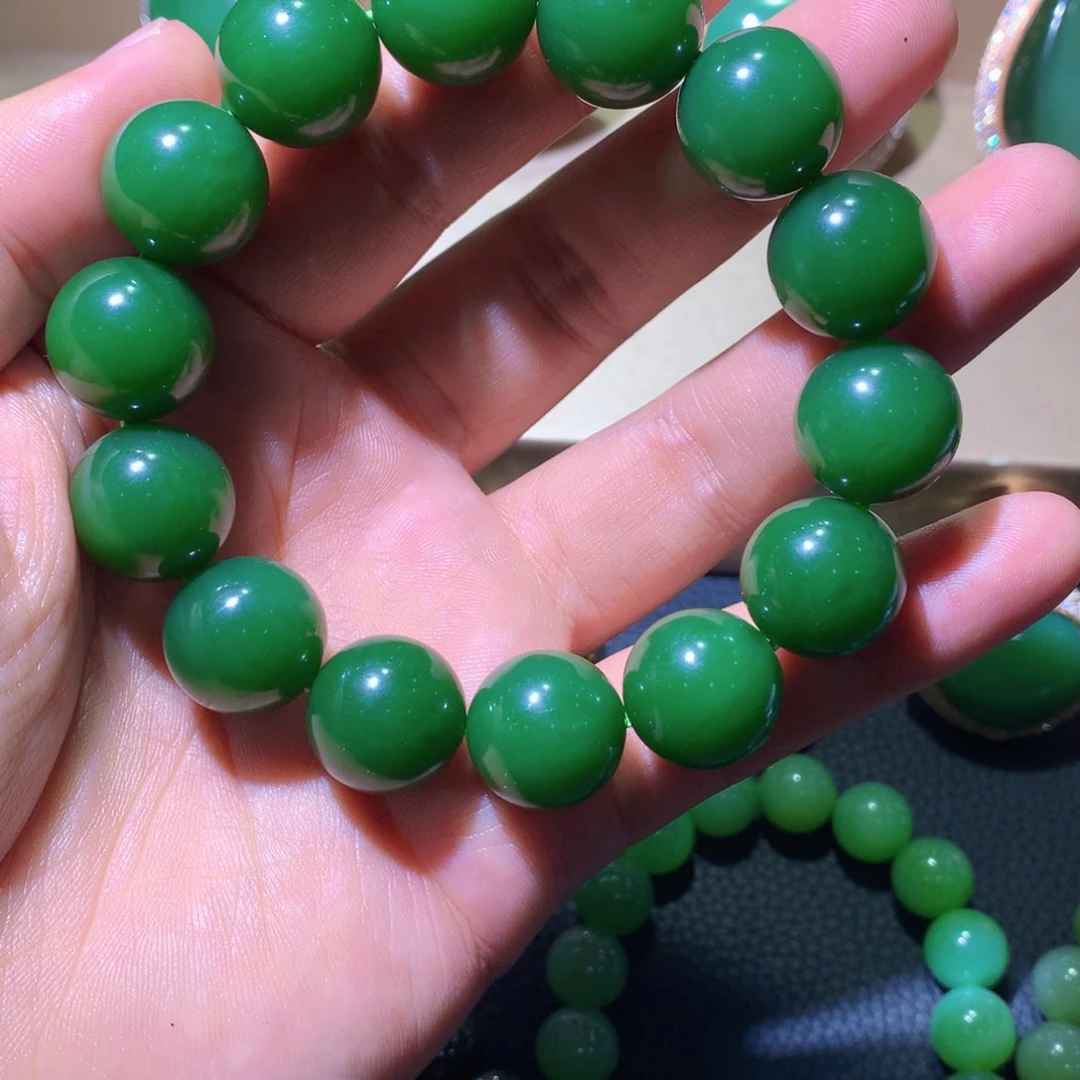 长***乐和田玉未镶嵌手串