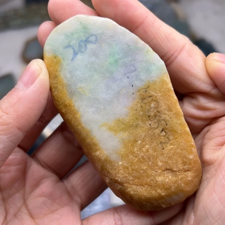 翡翠颈饰未镶嵌毛料