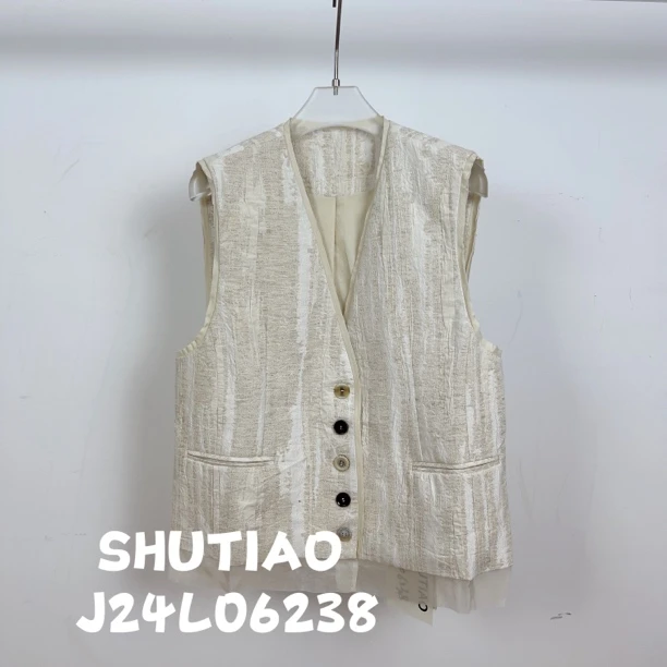【SHUTIAO】2024秋冬：新款小众设计款马甲J24L06238