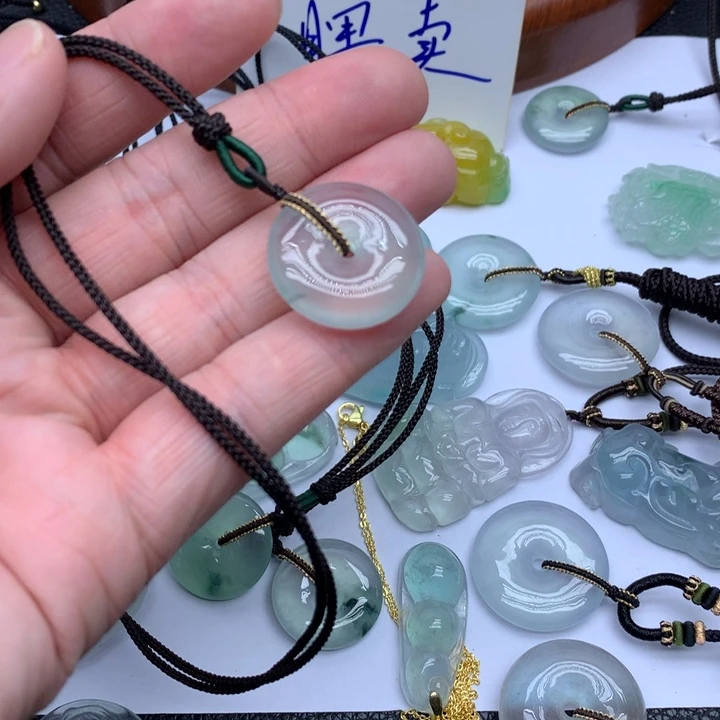 大***春一物一图，平安扣吊坠