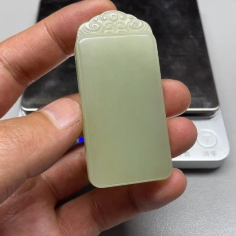 和田玉吊坠(不含链)未镶嵌非*