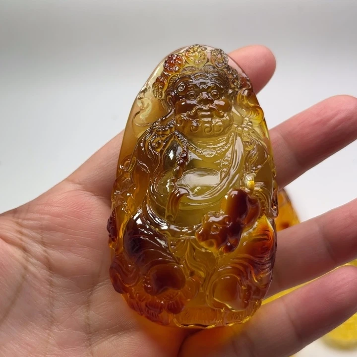 琥珀颈饰未镶嵌琥珀蜜蜡
