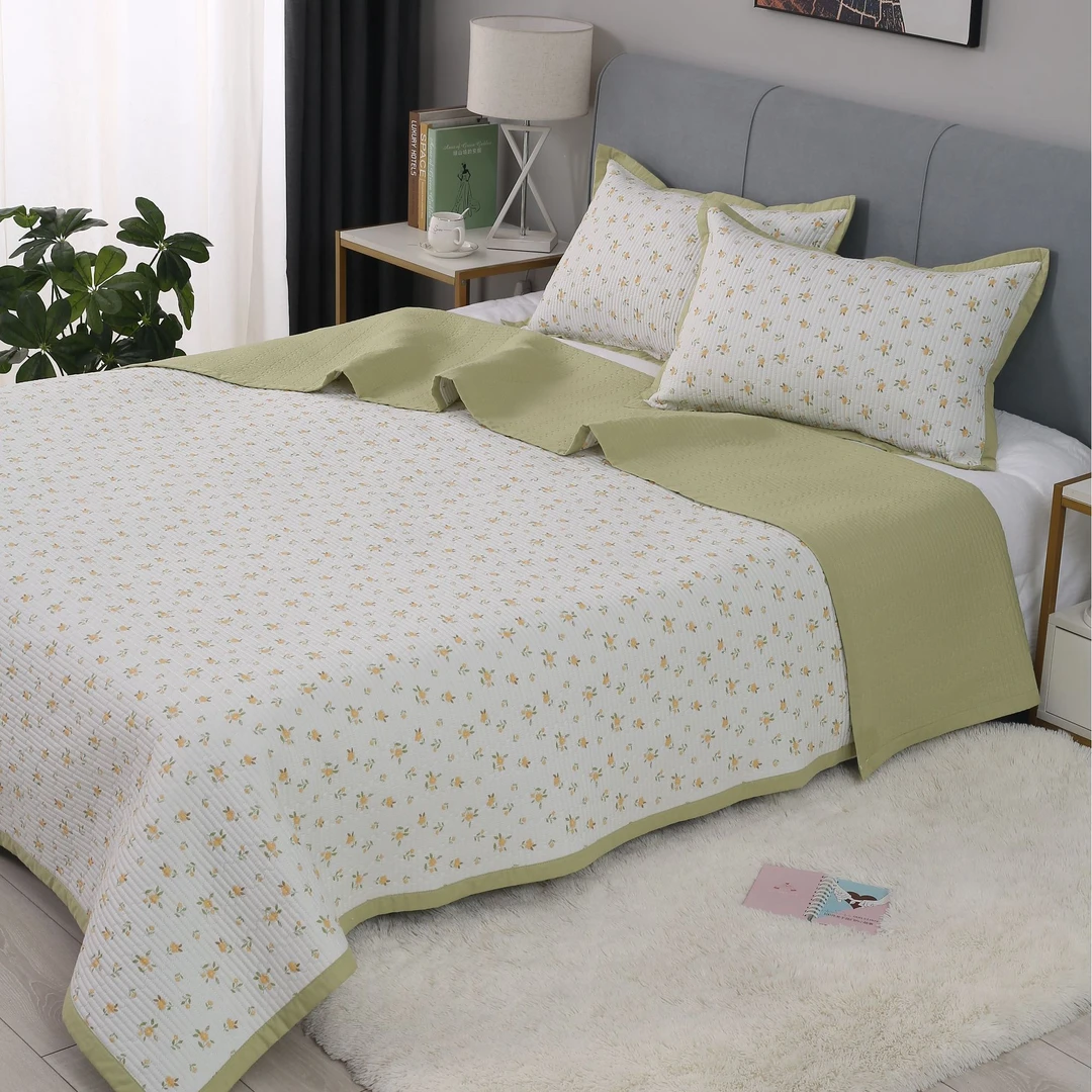 【微瑕】纯棉全棉床盖夹棉绗缝