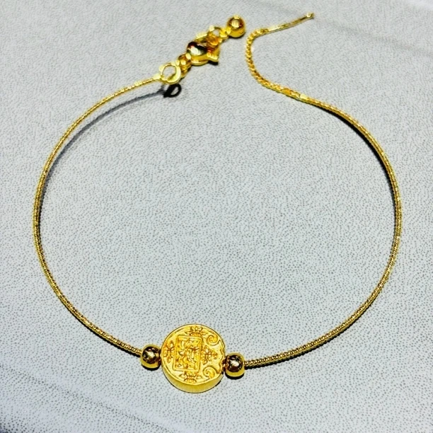 水贝至诚珠宝珠宝足金999五路财财通孔自主DIY转运珠(赠合金软镯)