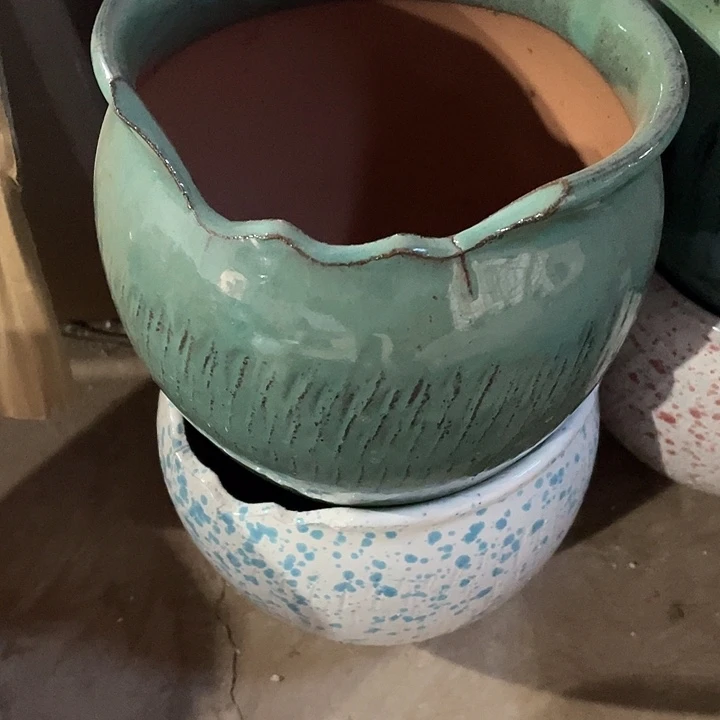 红陶瑕疵两个15/15颜色随机