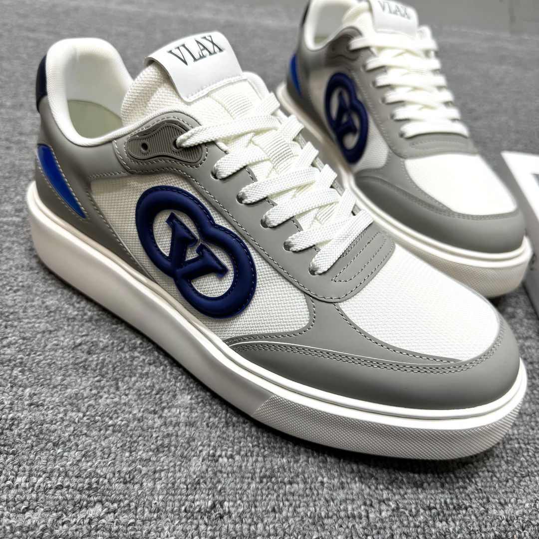 【高端鞋子】新款真皮男鞋安脚舒服软底软面板鞋潮流VL043074B