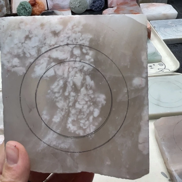 石英质玉未镶嵌定制樱花