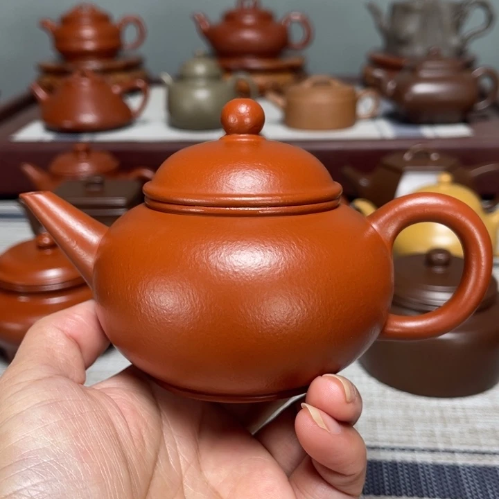 紫砂茶壶全手工制作220cc
