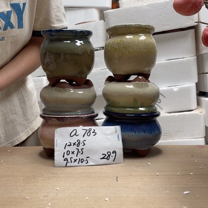 粗陶多肉花盆微瑕783