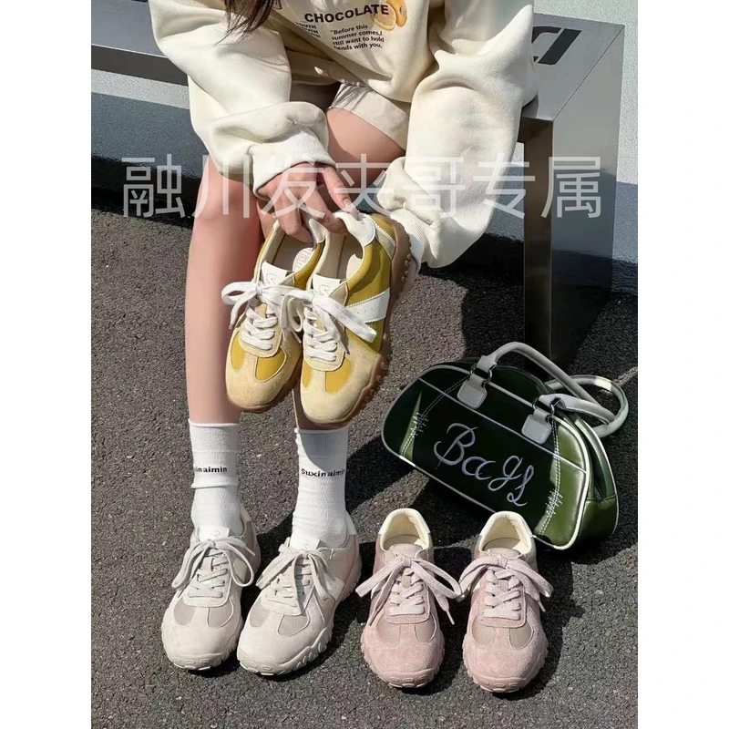 （元气）2025春夏季新款内增高阿甘鞋小个子厚底休闲女鞋50022-1