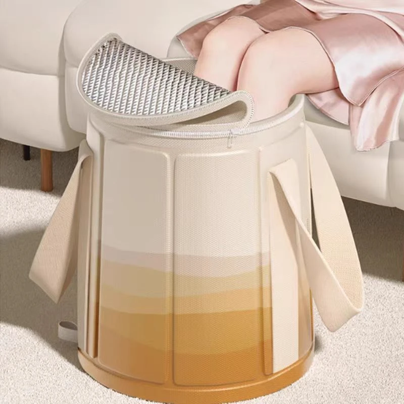 泡脚桶过小腿折叠泡脚袋足浴桶按摩家用便携式冬天洗脚盆保温恒温