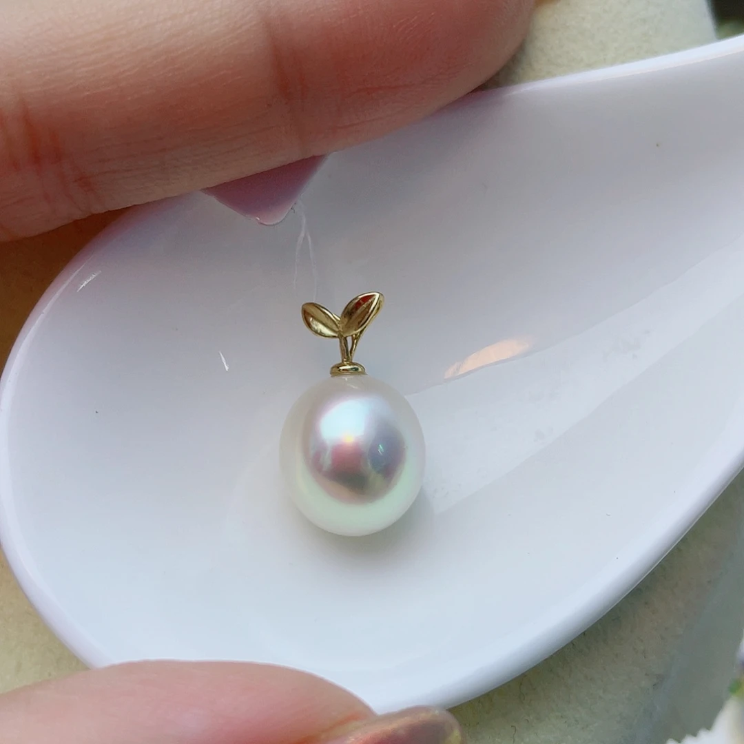 海水珍珠颈饰18K金镶嵌w44