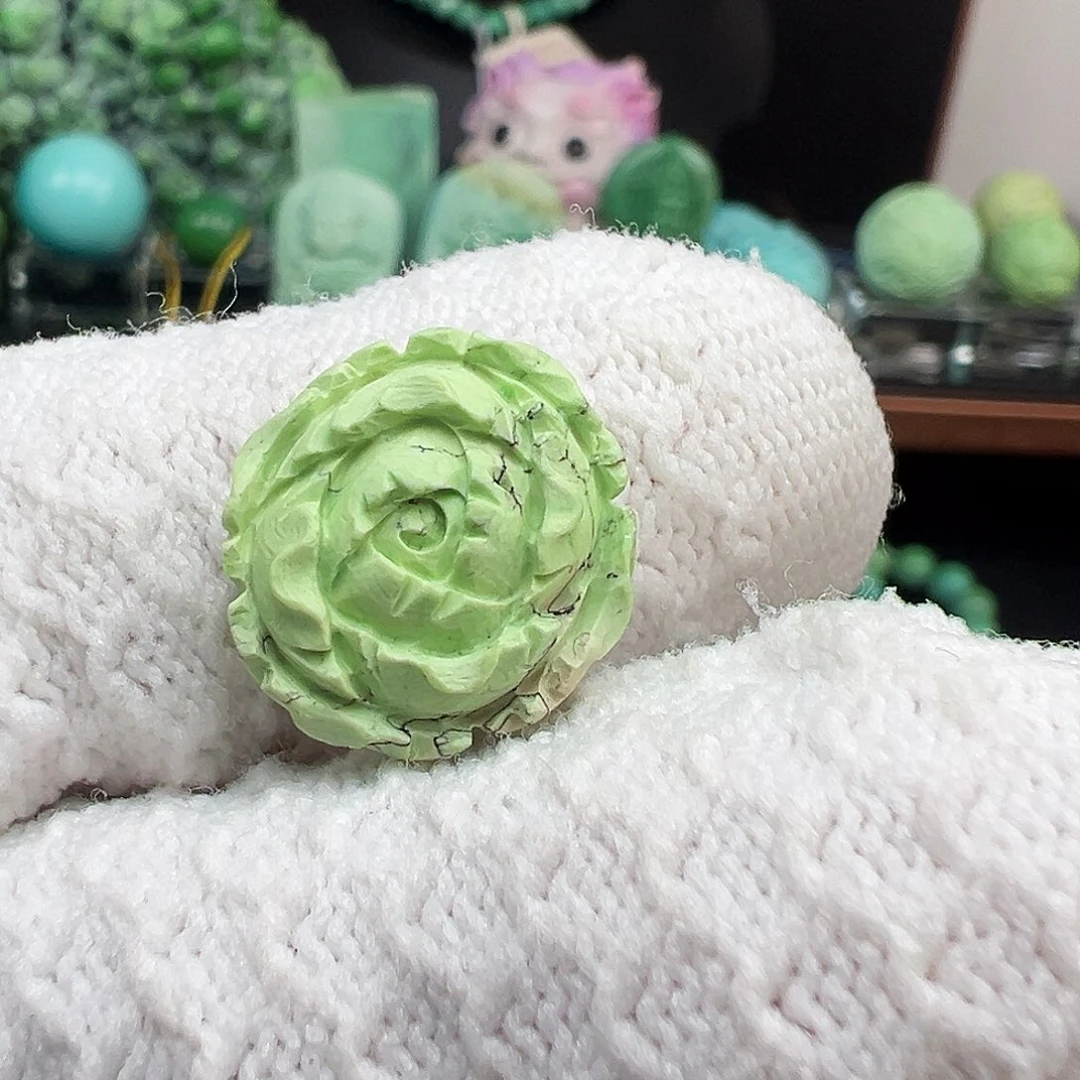 绿松石未镶嵌绿松石主播璐璐