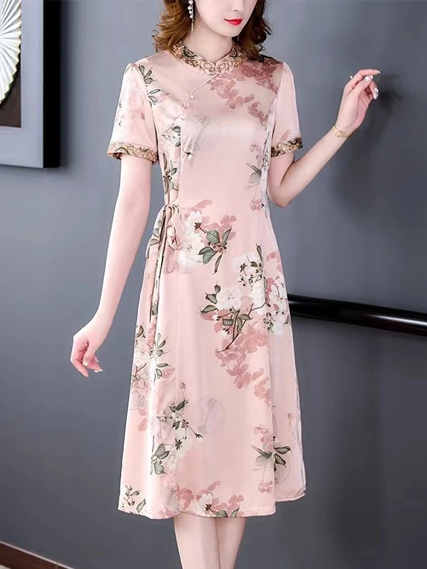 B【A01-A100】2025新款气质修身显瘦高品质春夏连衣裙集合链接