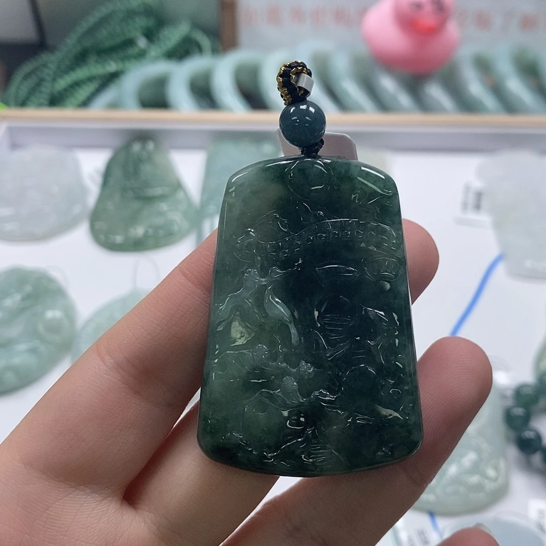 翡翠未镶嵌颈饰2-5翡翠A货挂件