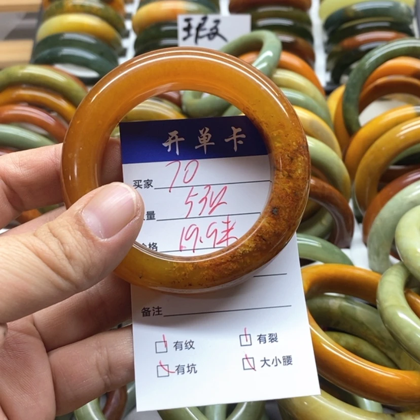 【闪购商品】蛇纹石玉手镯未镶嵌Z**y