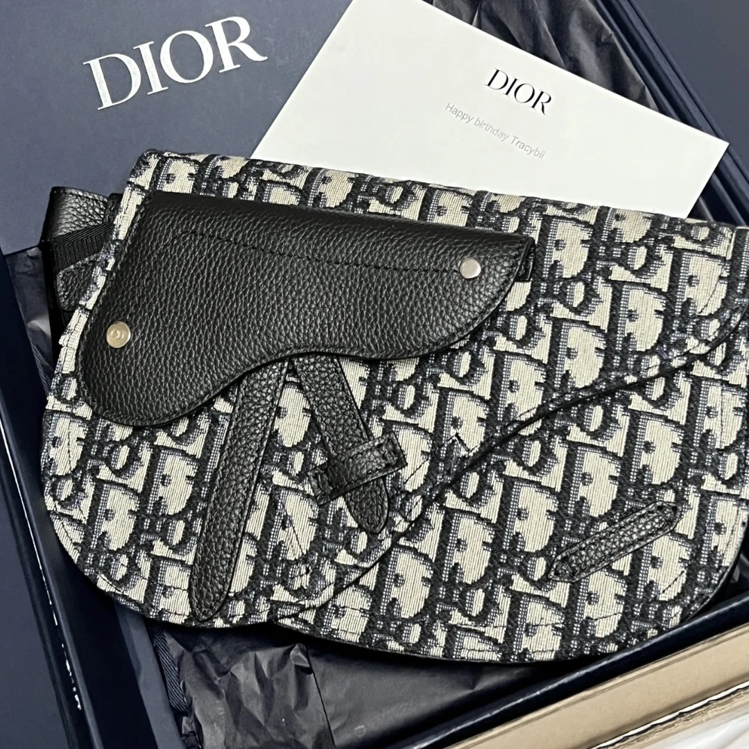 99新 DIOR/迪奥 【杨贵妃专属】经典老花马鞍斜挎包
