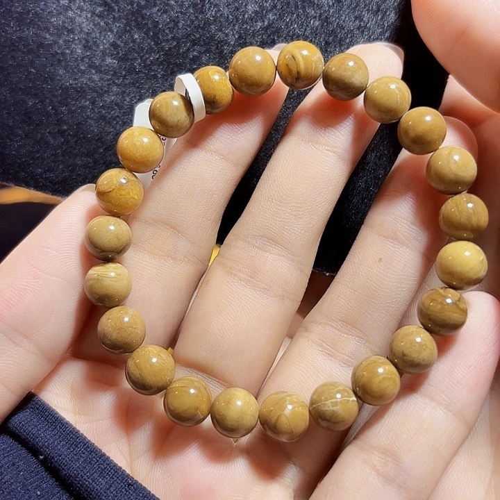 琥珀（根珀）未镶嵌珠宝奇石根珀手串8