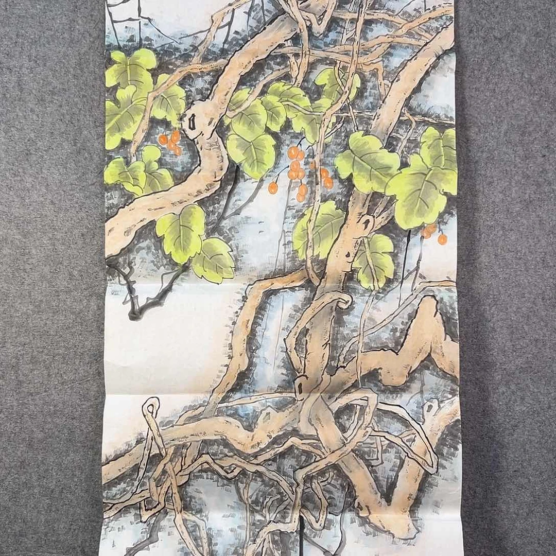 国画432 花鸟在此处飞翔也不太