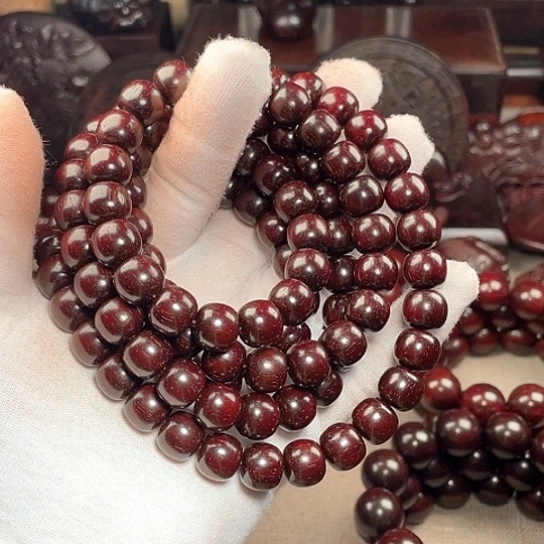 檀香紫檀（小叶紫檀）手串/手链隆***车10