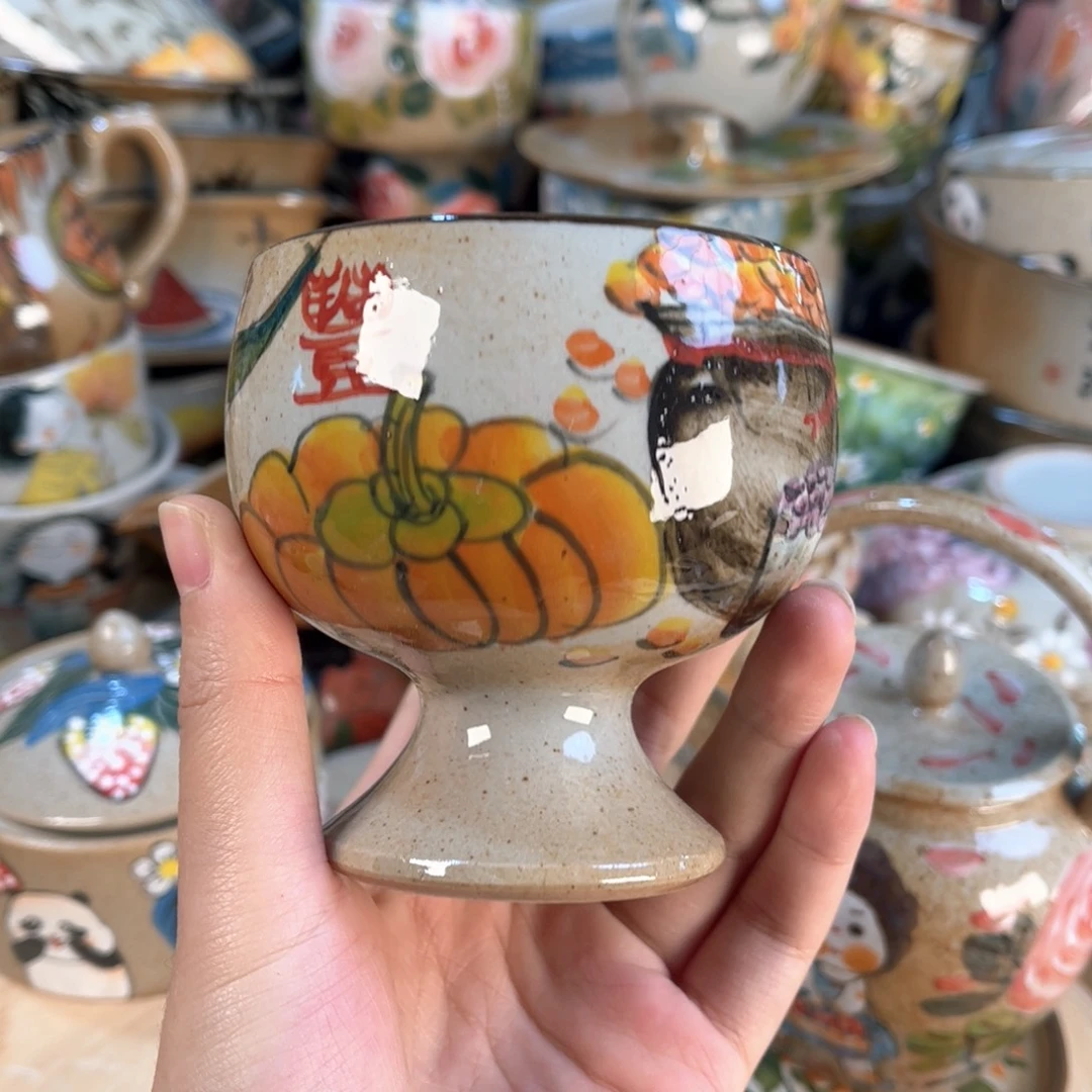 景德镇手工手绘杯