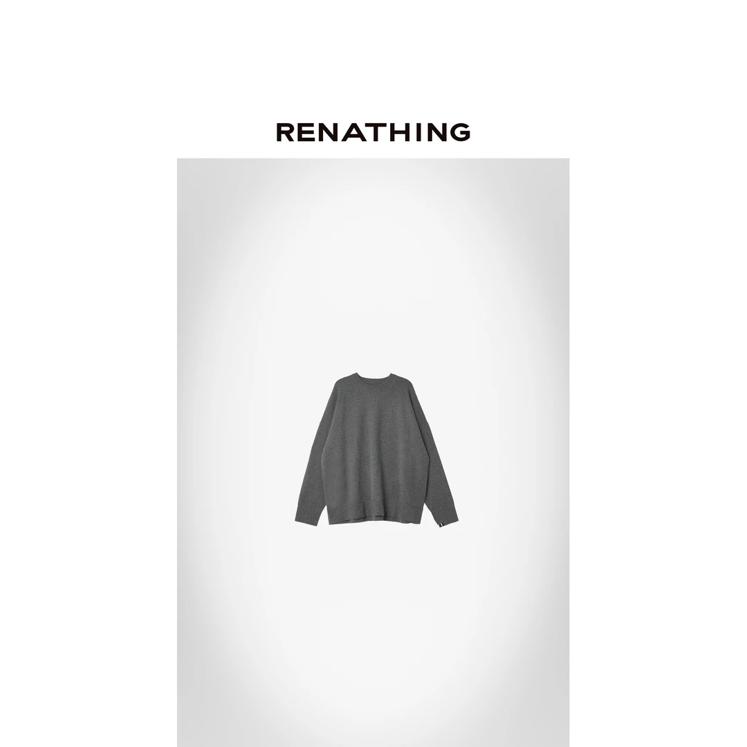 【RENATHING】超舒适宽松圆领毛衣