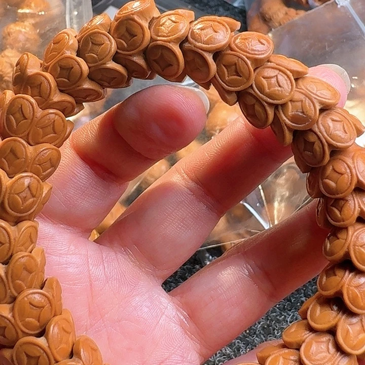 橄榄核吊坠橄榄金钱碗大