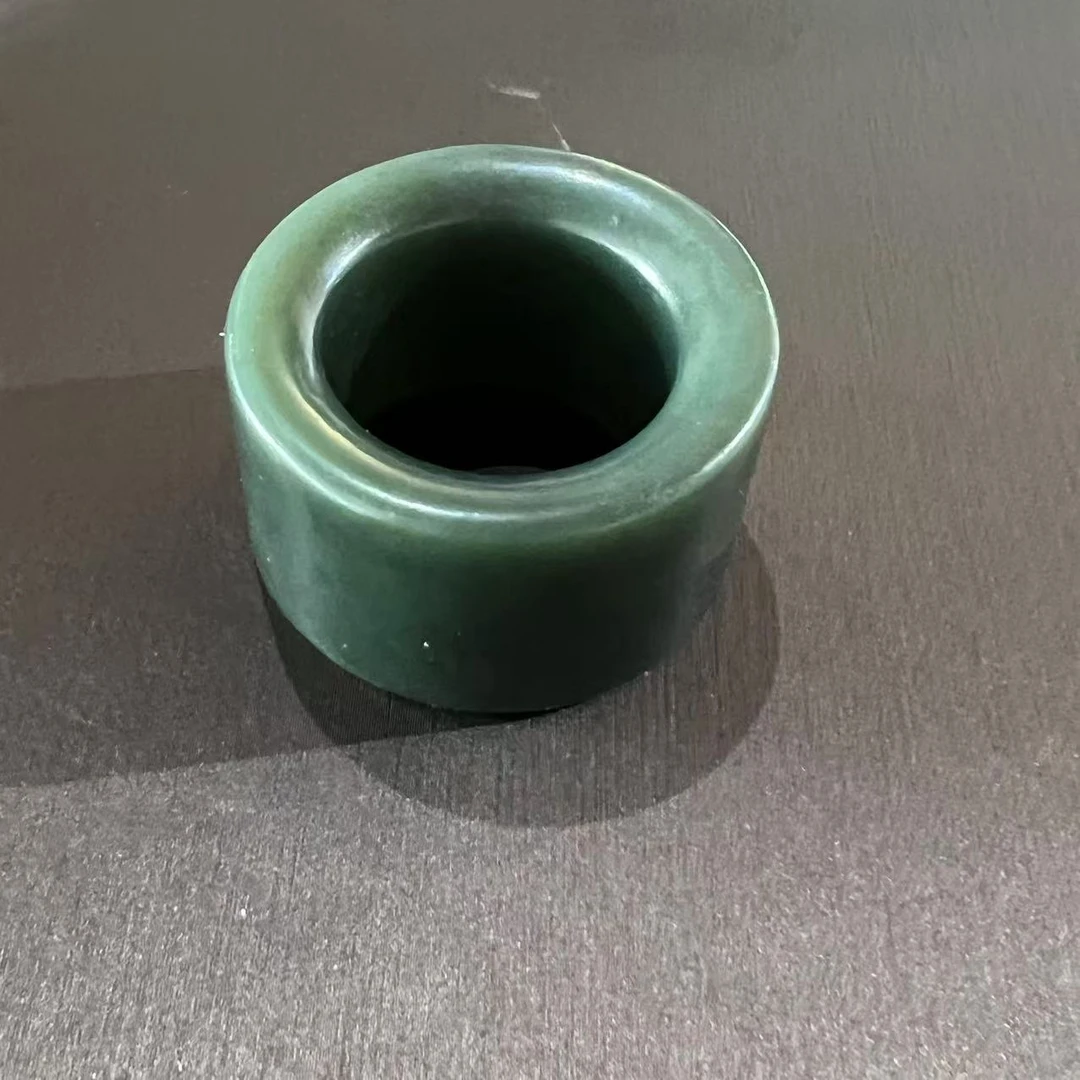 和田玉塔青扳指 A10026