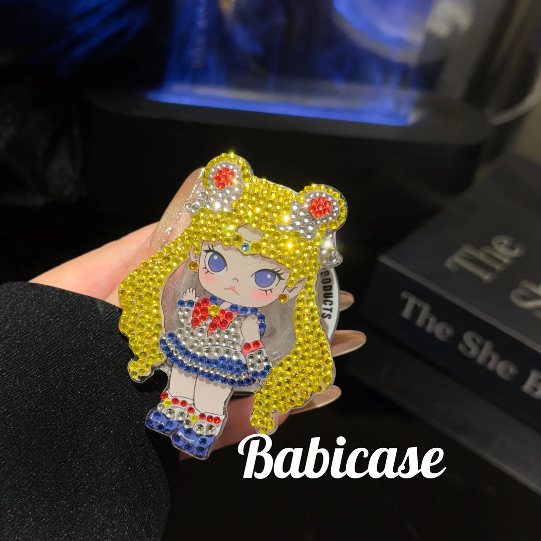 【茉莉美少女磁吸支架】可爱iPhone16promax/15pro苹果安卓强磁支架