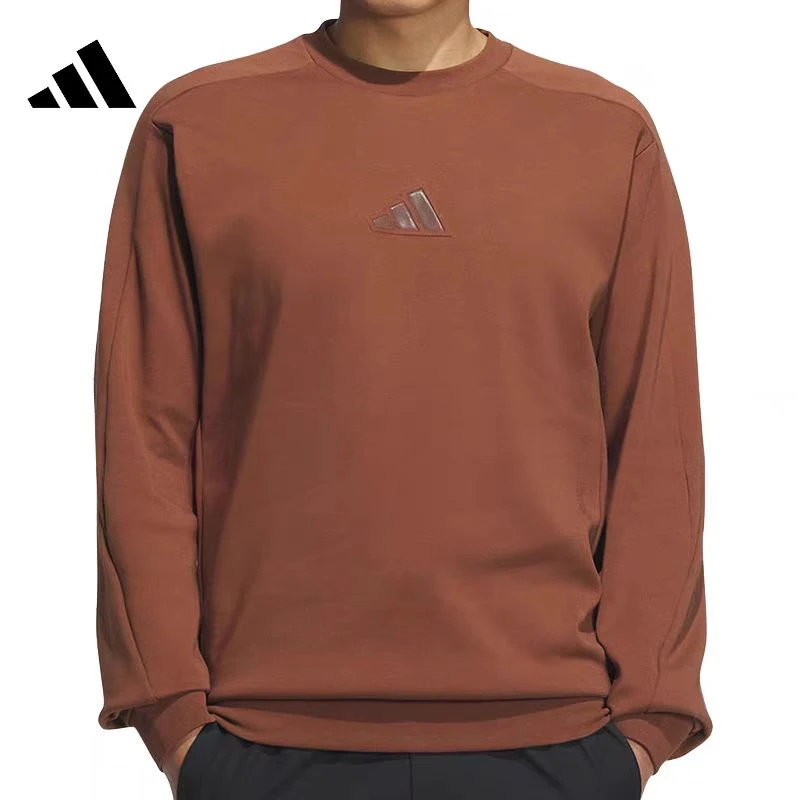 阿迪达斯新春季男子运动休闲圆领卫衣套衫JZ8421