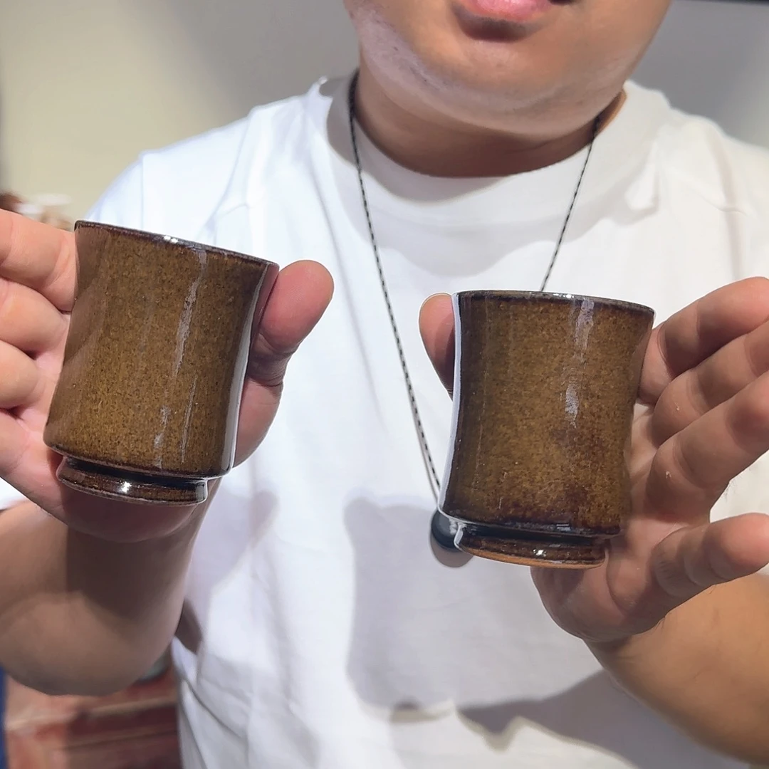 龙窑柴烧精品水杯