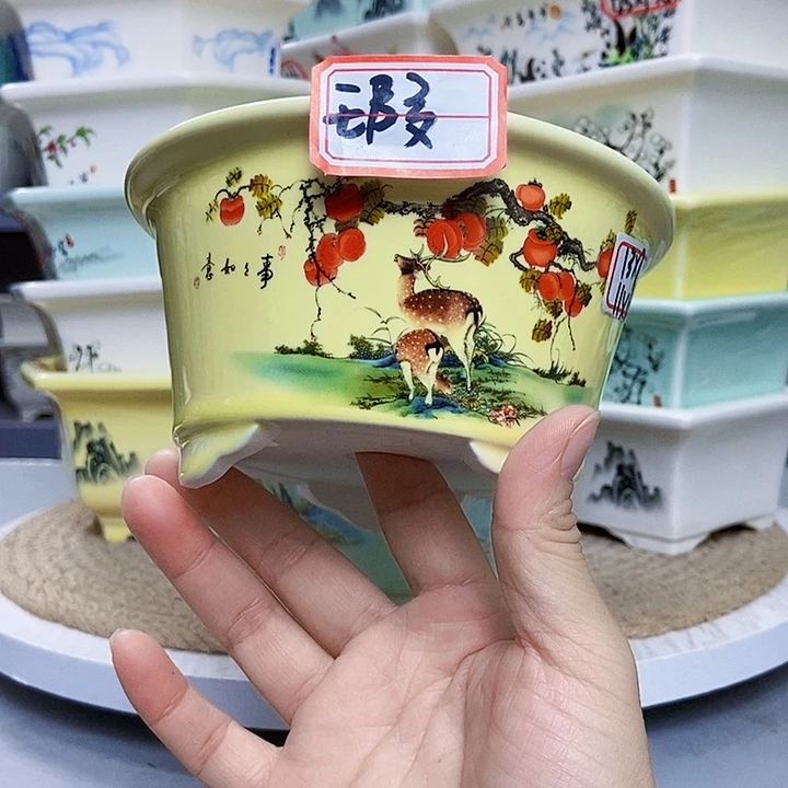 紫砂花瓶紫砂花盆