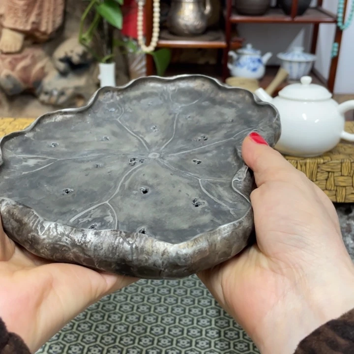 锡中古艺术品摆件