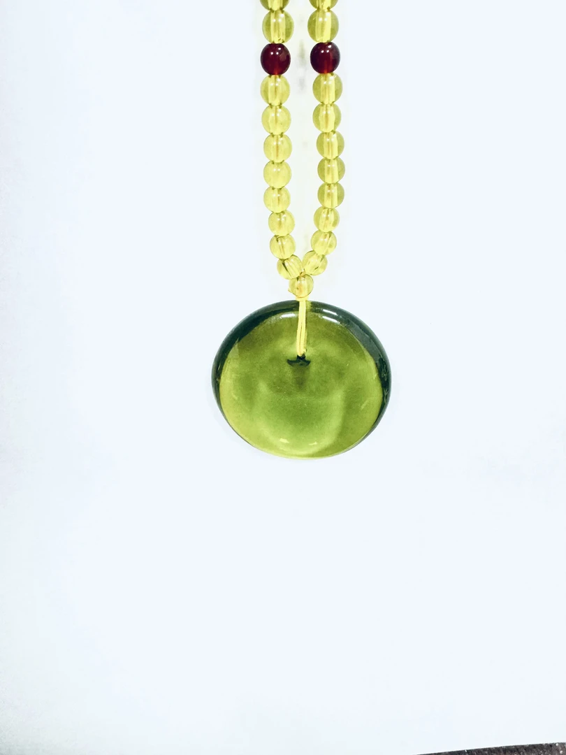 【传承玉道】墨西哥冰山小蓝水平安扣134