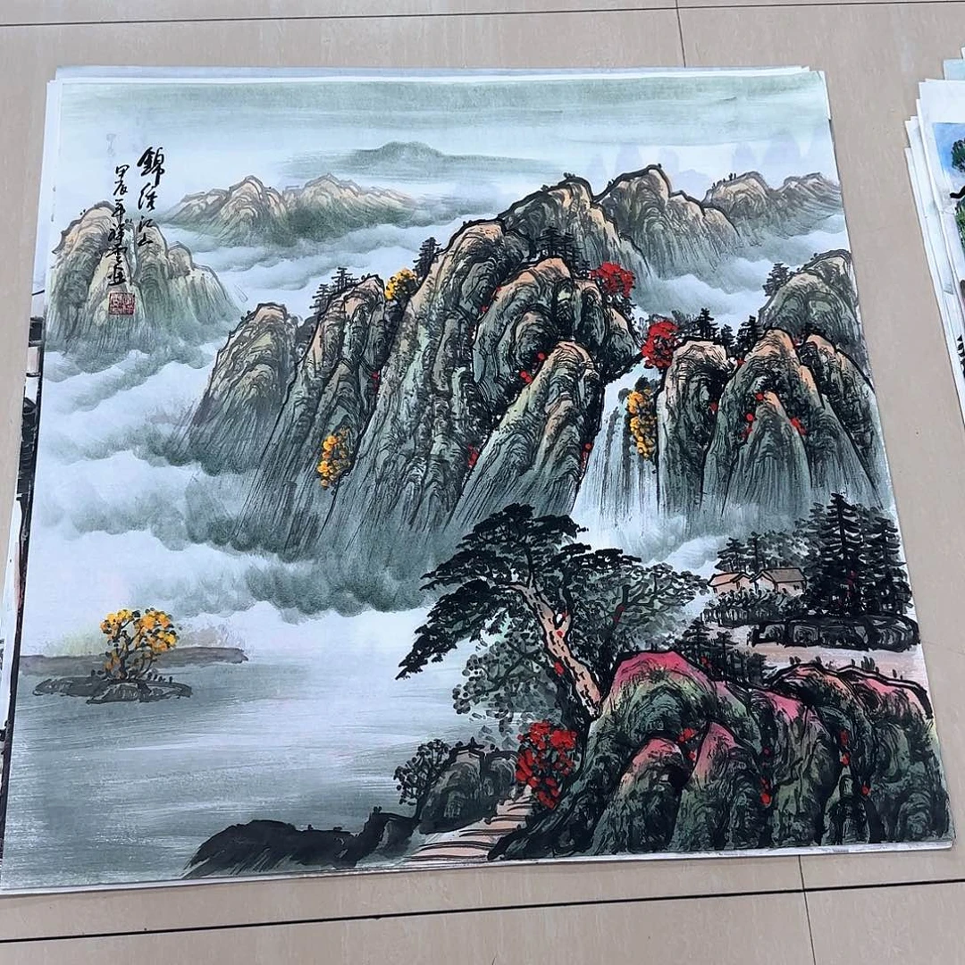 国画国画作品集一个