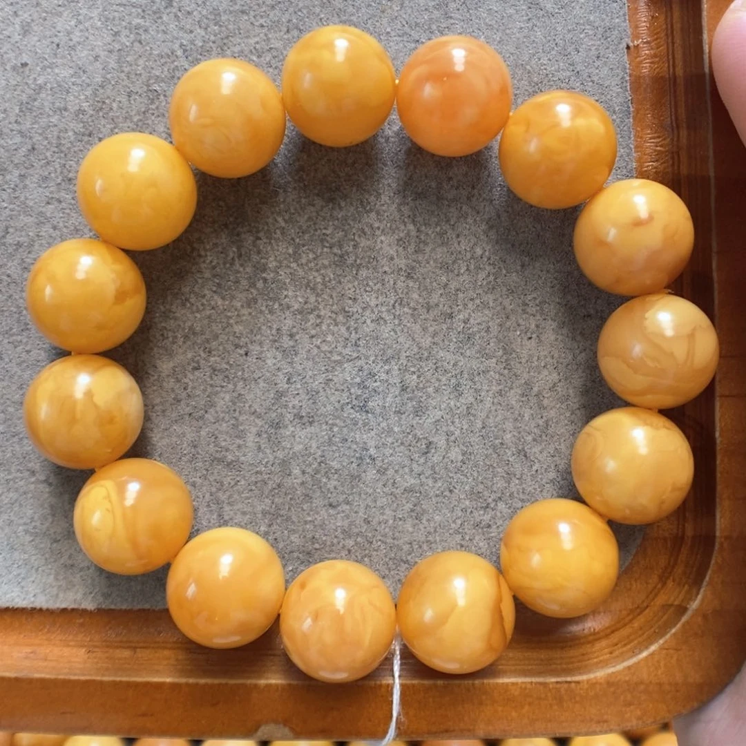 未镶嵌蜜蜡手串蜜蜡手串